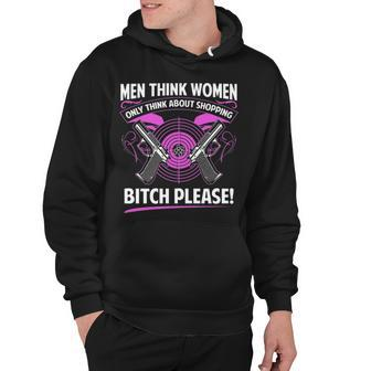 Only Think About Shopping Hoodie - Seseable