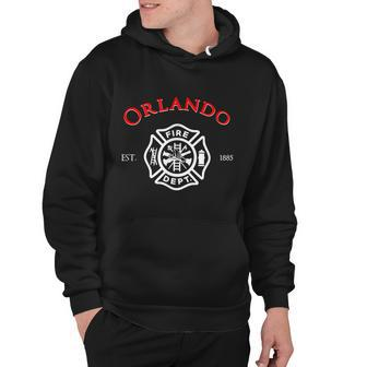 Orlando Florida Fire Rescue Department Firefighter Duty Hoodie - Monsterry