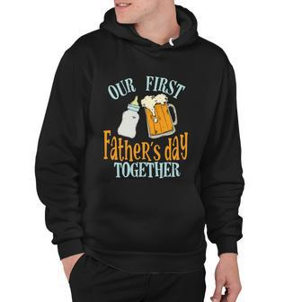Our First Fathers Day Together Dad And Son Daughter Hoodie - Monsterry CA
