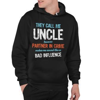 Partner In Crime Uncle Tshirt Hoodie - Monsterry UK