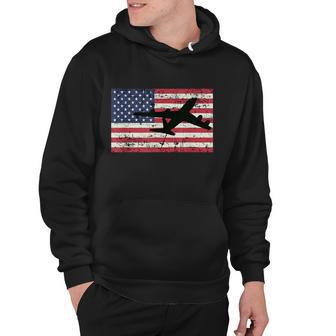 Patriotic Kc135 Stratotanker Jet American Flag Hoodie - Monsterry