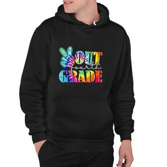 Peace Out 4Th Grade Class Of 2022 Graduation Hoodie - Monsterry