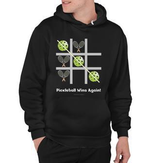 Pickleball Tic Tac Toe Tennis Hoodie - Monsterry UK