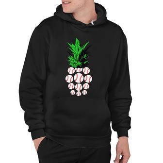 Pineapple Baseball Tshirt Hoodie - Monsterry