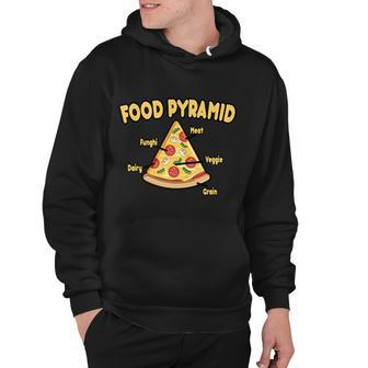 Pizza Food Pyramid Hoodie - Monsterry