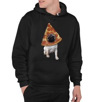 Pizza Pug Dog Tshirt Hoodie - Monsterry AU