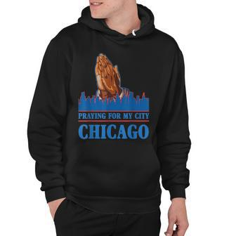 Pray For Chicago Chicago Shooting Support Chicago Hoodie - Seseable