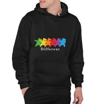 Pride Month Dare To Be Different Rainbow Lgbt Hoodie - Monsterry