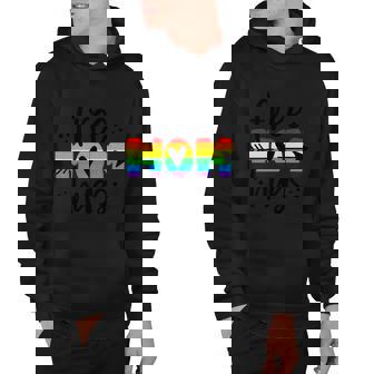 Pride Month Free Mom Hugs Lgbt Pride Hoodie - Monsterry