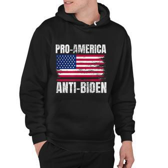 Pro America Anti Joe Biden Usa Flag Political Patriot Hoodie - Monsterry DE
