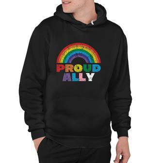 Proud Ally Lgbt Rainbow Gay Pride Month Tshirt Hoodie - Monsterry UK