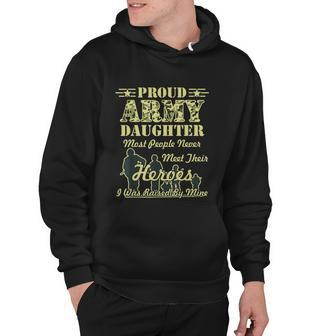 Proud Army Daughter Gift Hoodie - Monsterry