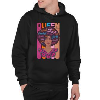 Proud Black African American Queen Hoodie - Monsterry