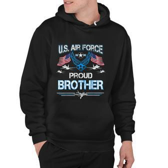 Proud Brother Us Air Force American Flag T Usaf Hoodie - Monsterry UK