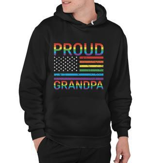 Proud Pride Grandpa Flag Graphic 4Th July Plus Size Shirt Hoodie - Monsterry UK