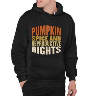 Pumpkin Spice And Reproductive Rights Fall Feminist Choice Gift Hoodie - Thegiftio UK