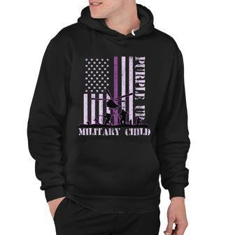 Purple Up Military Child Hoodie - Monsterry