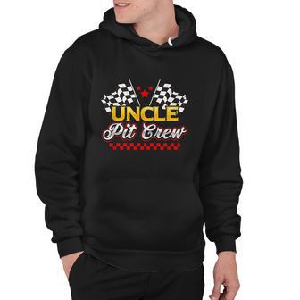 Race Car Birthday Party Racing Family Uncle Pit Crew Hoodie - Monsterry