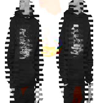Rainbow Burger Space Cat Tshirt Hoodie - Monsterry