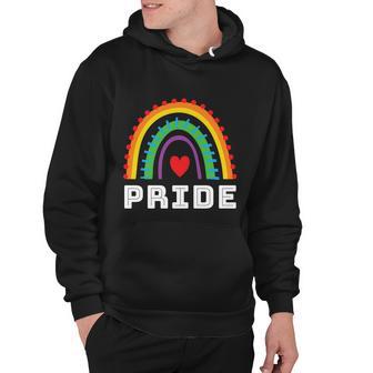 Rainbow Lgbtq Heart Pride Month Lbgt Hoodie - Monsterry UK