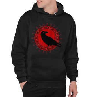 Raven Viking Cirlce Hoodie - Monsterry