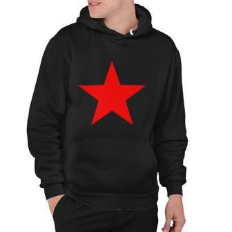Red Star Tshirt Hoodie - Monsterry UK