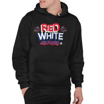 Red White And Boujee Funny 4Th Of July Patriotic July Fourth V2 Hoodie - Seseable