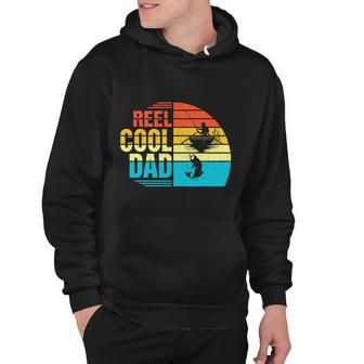 Reel Cool Dad Fathers Day Funny Fishing Papa Hoodie - Monsterry