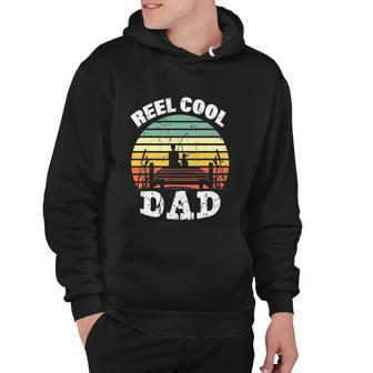 Reel Cool Dad Fisherman Daddy Funny Fathers Day Hoodie - Monsterry DE