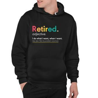 Retirement Gifts For Women Funny Retirement Gifts For Men Hoodie - Monsterry AU
