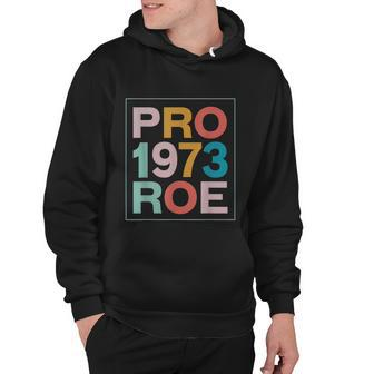 Retro 1973 Pro Roe Pro Choice Feminist Womens Rights Hoodie - Monsterry UK