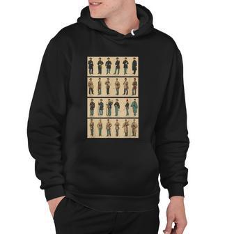 Retro Art Usa Military History Dress Guide Vintage Civil War Hoodie - Monsterry AU