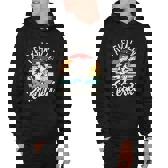 Retro Retirement Ofishally Retired Funny Fishing Hoodie - Thegiftio