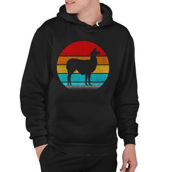 Retro Vintage Llama V2 Hoodie - Monsterry DE