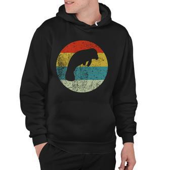 Retro Vintage Manatee Hoodie - Monsterry