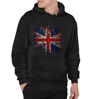 Ripped Uk Great Britain Union Jack Torn Flag Hoodie - Monsterry