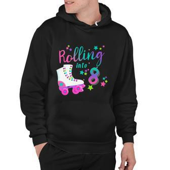 Roller Skate Birthday Shirt 5Th 80S Outfit Decades Party Hoodie - Monsterry