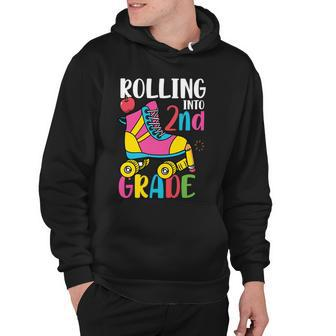 Rolling Into 2Nd Grade Back To School Hoodie - Monsterry