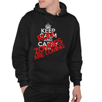 Run Zombies Are Coming Tshirt Hoodie - Monsterry DE