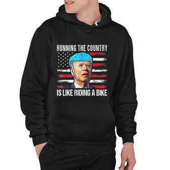 Running The Country Is Like Riding A Bike Biden Hoodie - Monsterry DE