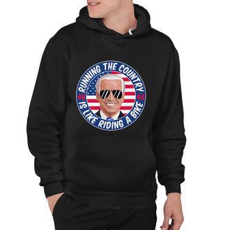 Running The Country Is Like Riding A Bike Joe Biden Hoodie - Monsterry DE