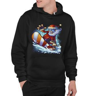 Santa Snowboard Hoodie - Monsterry