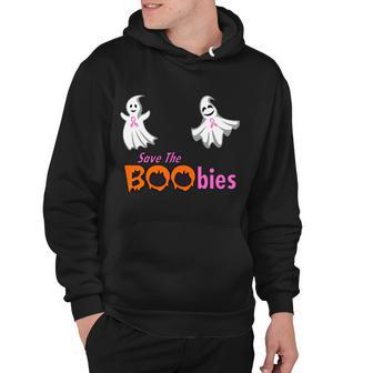 Save The Boobies Halloween Ghost Hoodie - Thegiftio UK