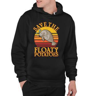 Save The Floaty Potatoes Manatee Tshirt Hoodie - Monsterry