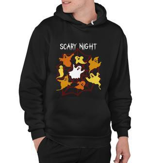 Scary Night Ghost Boo Halloween Quote Hoodie - Monsterry DE
