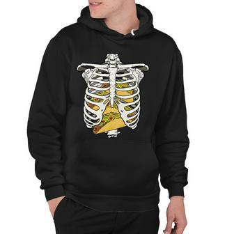 Skeleton Rib Cage Filled With Tacos Tshirt Hoodie - Monsterry