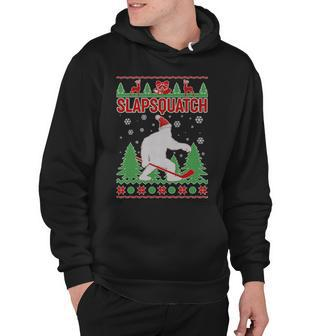 Slapsquatch Ugly Christmas Sweater Bigfoot Hoodie - Monsterry CA
