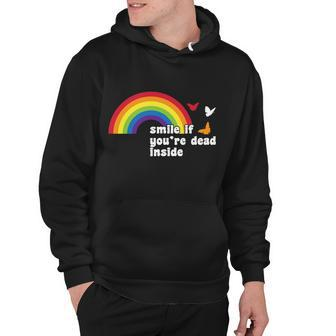Smile If Youre Dead Inside Tshirt Hoodie - Monsterry