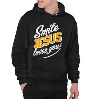 Smile Jesus Loves You Hoodie - Monsterry