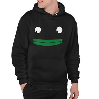 Smiling Friends Mr Frog Face Hoodie - Monsterry